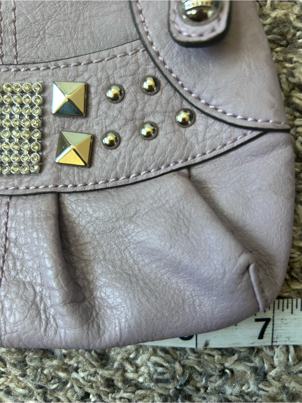 Kathy Van Zeeland Y2K Vegan Leather Mini Wristet or Purse - Picture 7 of 7